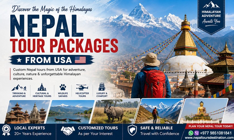 Nepal Tour Packages from USA